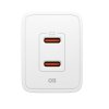 Ładowarka Sieciowa Spigen 47W 2-Porty USB-C – Biała